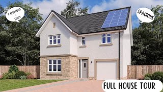 5 Bedroom  Study Detached New Build House Tour UK By Cala Homes The Evan Showhome [upl. by Henri545]