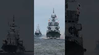 Ships traffic in the Baltic Sea Warships fishing merchant vessels shorts warships ships navy [upl. by Ainahpets679]