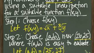 Linearization Functions of 2 Variables [upl. by Elvah]