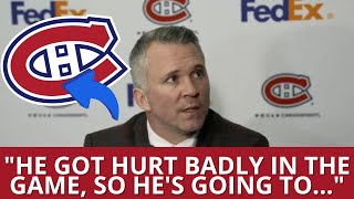 BOMB HABS STAR SUFFERS INJURED AND LEAFS PLAYER GETS PUNISHED LOOK WHAT HAPPENED CANADIENS NEWS [upl. by Leggat]