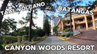 CANYON WOODS RESORT CLUB  LAUREL BATANGAS ROADSIDE MORNING WALK [upl. by Yentrac]