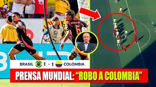 ASÍ REACCIONA PRENSA MUNDIAL a ROBO DEL VAR BRASIL vs COLOMBIA 11  COPA AMERICA [upl. by Knowle660]