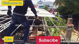 How to cut a sloping roof [upl. by Alwin]