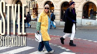 Södermalm District in Stockholm  What Are People Wearing  Swedish Winter Street Style 2024 [upl. by Osi225]