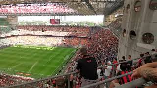 San Siro Visuale Terzo Anello Rosso Laterale Settore 320 [upl. by Kalila]