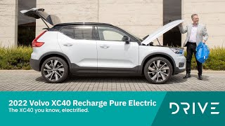 2022 Volvo XC40 Recharge Pure Electric Review  Drivecomau [upl. by Serra]