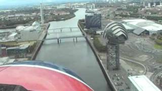 Cockpit View Of Seaplane Landing on the River Clyde [upl. by Elsworth]