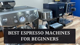 Best espresso machine for beginners five choices [upl. by Stoat]