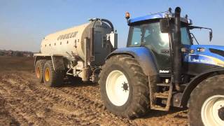 Landbouwhaspengouw  New Holland TVT190 Deluxe amp Joskin Komfort 2 18000TS [upl. by Enneiluj]