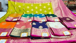 Bangalore Wholesale Very Reasonable Affordable Price Budget Friendly Sarees Collection [upl. by Inalem]