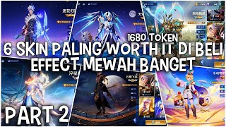 REVIEW 6 SKIN TERBAIK HONOR OF KINGS HARGA 1680 TOKEN PART 2  AKAN RILIS DI SERVER GLOBAL [upl. by Herwick485]