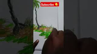 Small Art Nature Oil Pastels ✍️ viralart shortfeed nature oilpastle ytshorts art artist [upl. by Shaia]