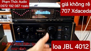 Bộ Amply 707Xadace  Lọc Xì sansui SE80  Loa JBL kp4012 và 601 seri 3 [upl. by Vyner]