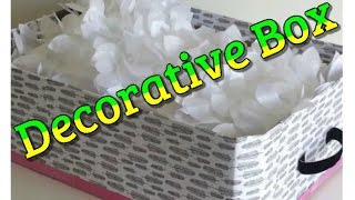 DIY Cardboard Box Transformation [upl. by Broucek]