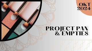 Project Pan Empties amp Project pan Oktober 2024 [upl. by Sharline]