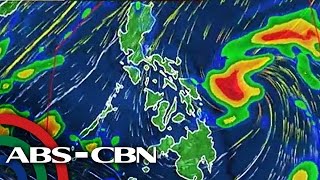 Typhoon Ruby heading for Samar island [upl. by Soalokcin]