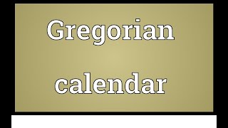 Lies  The PUSH of the Gregorian Calendar [upl. by Carlye]