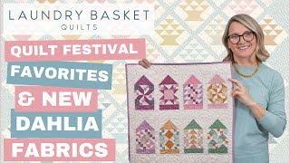 Quilting Window LIVE  Incredible Door Prizes Favorites from Quilt Festival amp NEW Dahlia Fabrics [upl. by Laval]