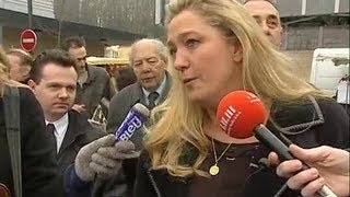 Campagne électorale FN  Marine LE PEN avec ou sans son père [upl. by Fatsug]