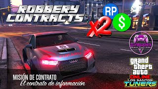 GTA V El Contrato de Información X2 Semana de bonificaciones Robbery Contracts [upl. by Fredel]