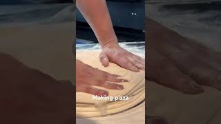 Making pizza my souchef norway restaurant recipe [upl. by Woodruff]