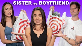 Who Knows Me Better Sister vs Boyfriend Target Gift Swap Challenge  Merrell Twins [upl. by Kathye]