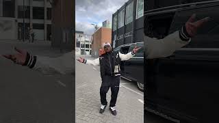 Focalistic quickly operates the “13 POS Ke Bo Mang” dance before getting into his road bus [upl. by Ielirol]