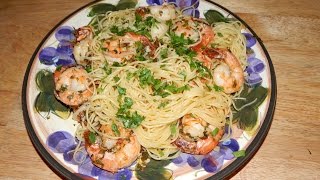 Air Fryer Garlic Butter Shrimp  AirFryer Shrimp Scampi [upl. by Enert]