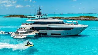 Explore FIFI 108’ Ferretti Charter Yacht in the Bahamas [upl. by Penrod137]