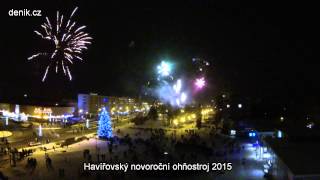 Havířovský městský ohňostroj 2015 [upl. by Tapes]