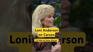 Loni Anderson Carson “Like to have dinner” movie comedy [upl. by Rolf]