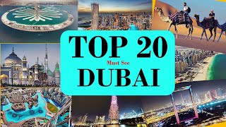 Dubai Tourism  Famous 20 Places to Visit in Dubai [upl. by Higinbotham455]