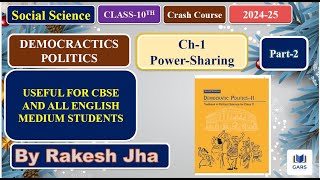 Social SciencePolSciClass10Ch1 PowerSharingPart2 [upl. by Candis]