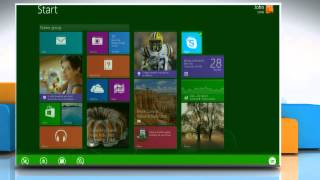 Make Skype® tile size smaller and larger in Start screen on a Windows® 81 PC [upl. by Mccallum]