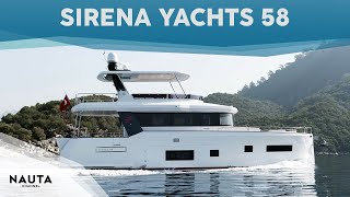 Sirena Yachts 58  POV Trawler yacht tour esterni e cabine [upl. by Ahsatan]