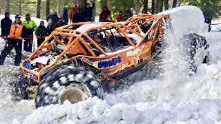 ROCK BOUNCERS GO SNOW RACING at Insanity Fab Winter Challenge 2022 [upl. by Airotciv21]