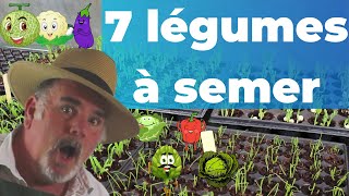 7 légumes à semer en février pour le potager [upl. by Hayarahs]