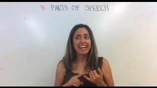 EIGHT PARTS OF SPEECH 1  INTRO [upl. by Edras]