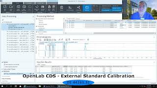 OpenLab CDS Data Analysis External Standard Calibration DE 44263 31 [upl. by Ecydnak]