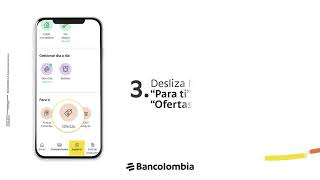 Bancolombia  ¿Ya conoces la nueva sección de ofertas de tu App [upl. by Innes]