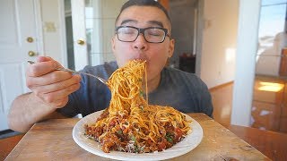 BOLOGNESERAGU PASTA  Recipe  MUKBANG [upl. by O'Reilly525]