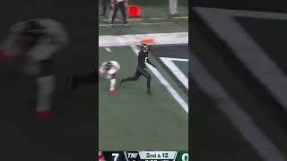 GARRETT WILSON ONE HANDED CATCH FOR TD🤯 shorts [upl. by Idner178]