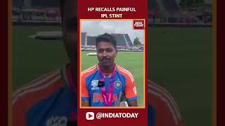 Hardik Pandya Recalls Painful IPL Stint After India T20 World Cup Win shorts hardikpandya [upl. by Buehrer]