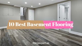 10 Best Basement Flooring Options  Top Trending Basement Flooring Options In 2022 [upl. by Semele]