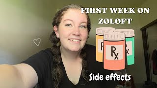 My first week on Zoloft my experience is it helping my anxiety [upl. by Elysha313]