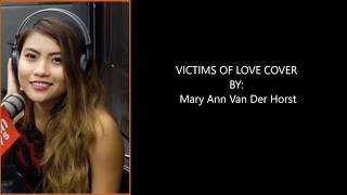 VICTIMS OF LOVE Joe Lamont  Mary ann Van der Horst cover Lyric Video [upl. by Atsahs]