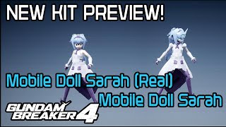 Gundam Breaker 4 KIT PREVIEW  Mobile Doll Sarah amp Mobile Doll Sarah REAL [upl. by Hansiain]