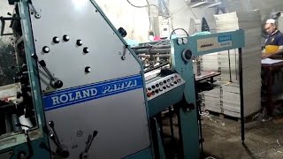 ROLAND PARVA offset printing machine Size 20x29 Aon runningfor sale machines sale and purchase [upl. by Tandy418]