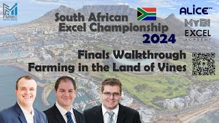 South African Excel Championship Finals Round 1 walkthrough [upl. by Okire296]