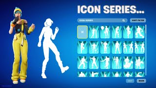 ALL FORTNITE ICON SERIES EMOTES amp TIKTOK DANCES [upl. by Deni]